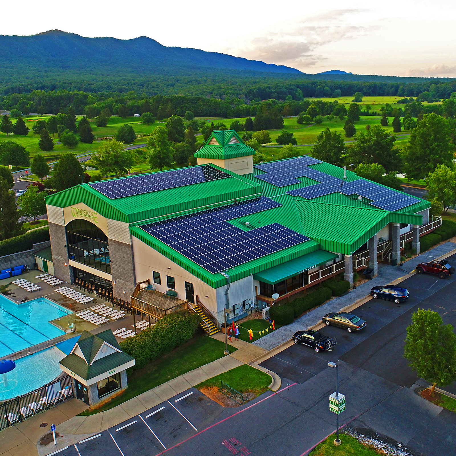 Woodstone Building Solar Arrays