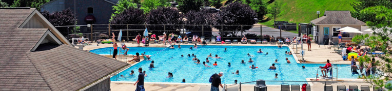 Mountain Peak Outdoor Pool at Massanutten Resort