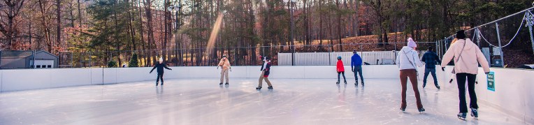people ice skating