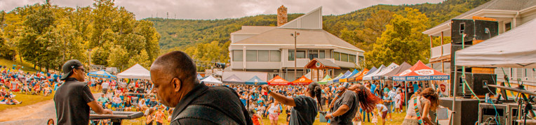 View of the ValleyFest Beer & Wine Festival at Massanutten Resort
