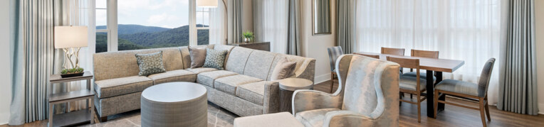 Living room in Regal Vistas condo