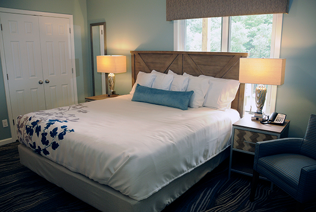 Condo bedroom at Massanutten Resort