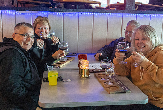 Resort guests enjoying Wine Lovers Dinner