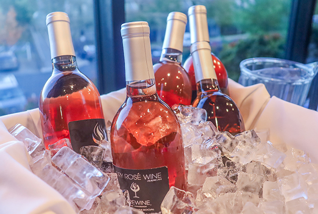 An assortment of wines