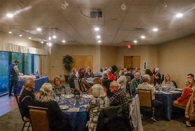 Resort guests enjoying Wine Lovers Dinner