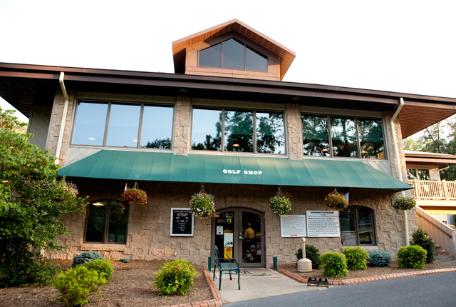 golf pro shop exterior