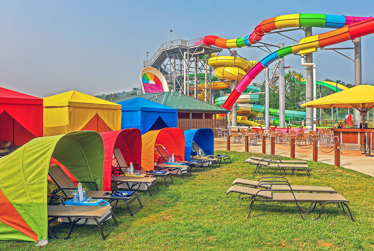 Cabanas at the Outdoor WaterPark