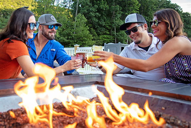 A group of friends at Base Camp