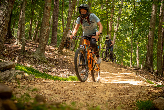 Mountain biking at Massanutten Resort