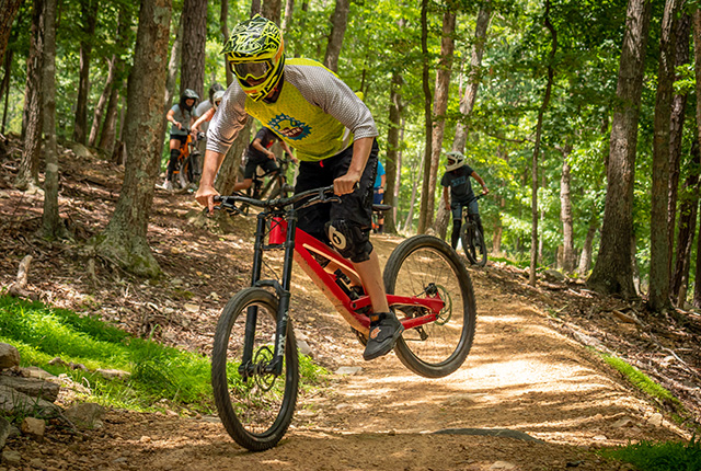 Mountain biking at Massanutten Resort